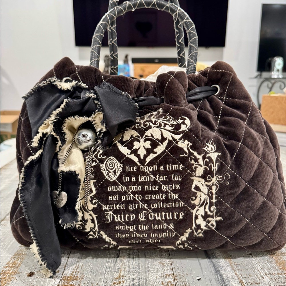 Juicy Couture Y2K Vintage Daydreamer Purse Fairytale Once Upon a Time